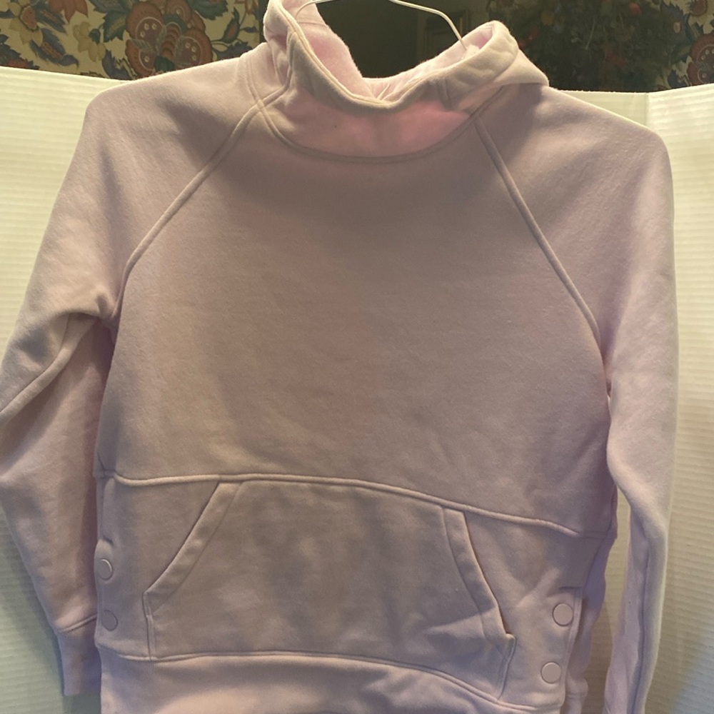Athleta Girl sweatshirt top with hood